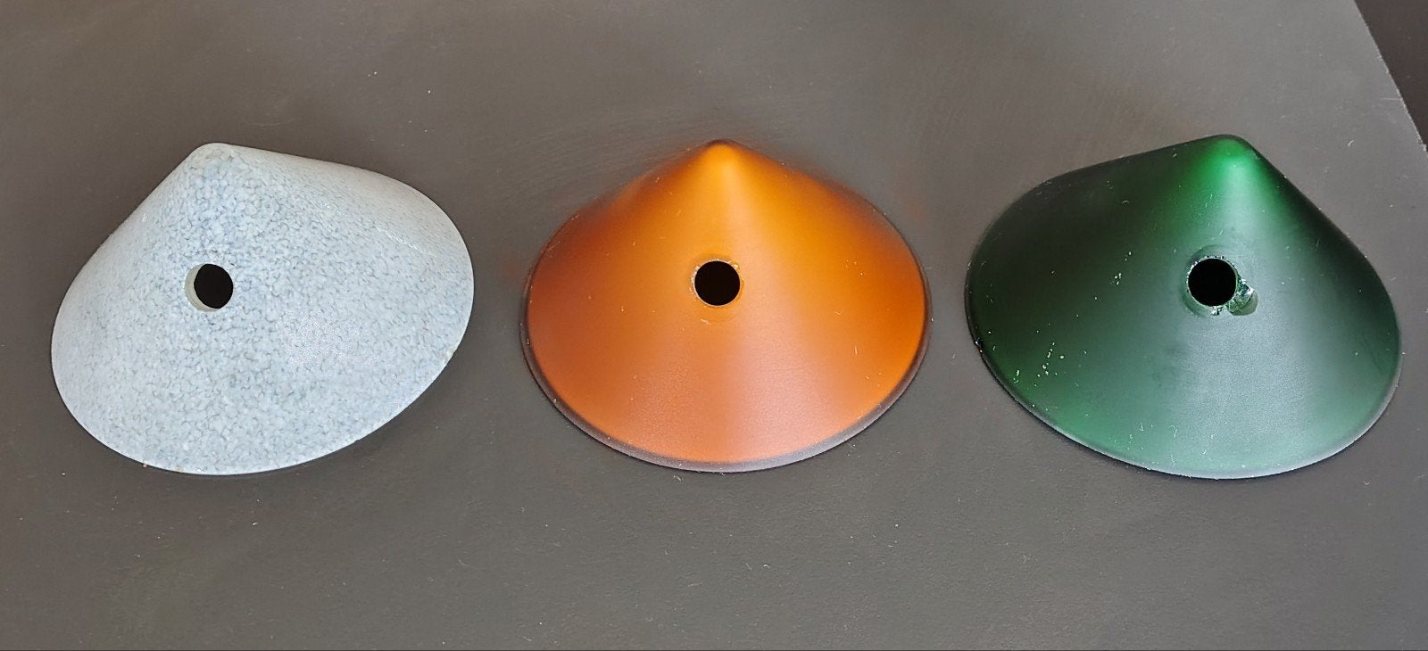 Set van 3 Pola design glazen kapjes., Ophalen of Verzenden, Gebruikt