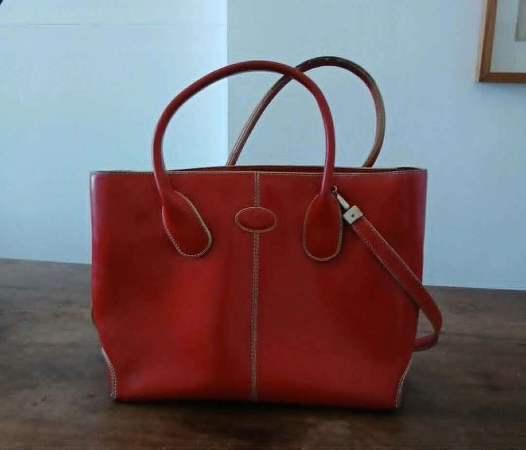 Tods D Bag, Verzenden, Zo goed als nieuw, Rood, Schoudertasje