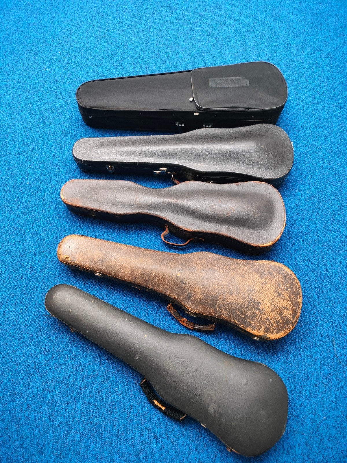 5 vioolkoffers, Ophalen of Verzenden, Gebruikt