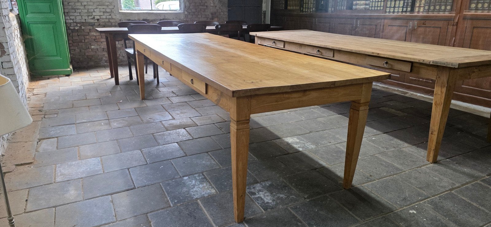 Authentieke franse boerentafel 300 cm lang, Gebruikt, 200 cm of meer, Nb, Nb