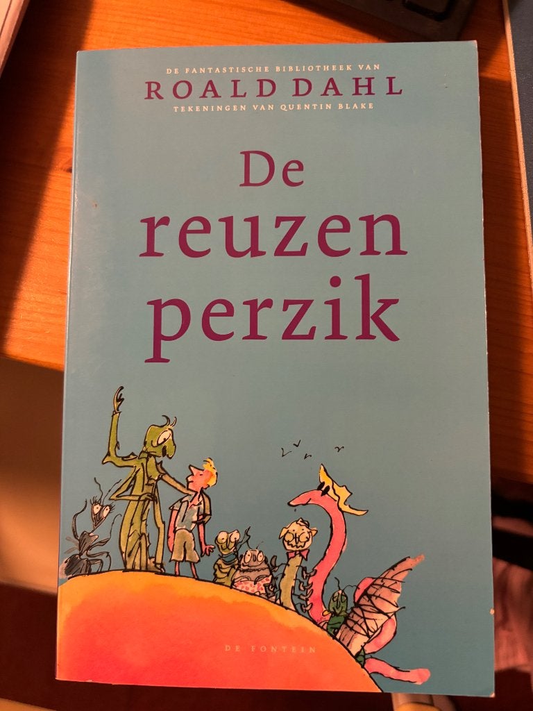 Boek: De reuzen perzik, Boeken, Ophalen, Zo goed als nieuw, Roald Dahl