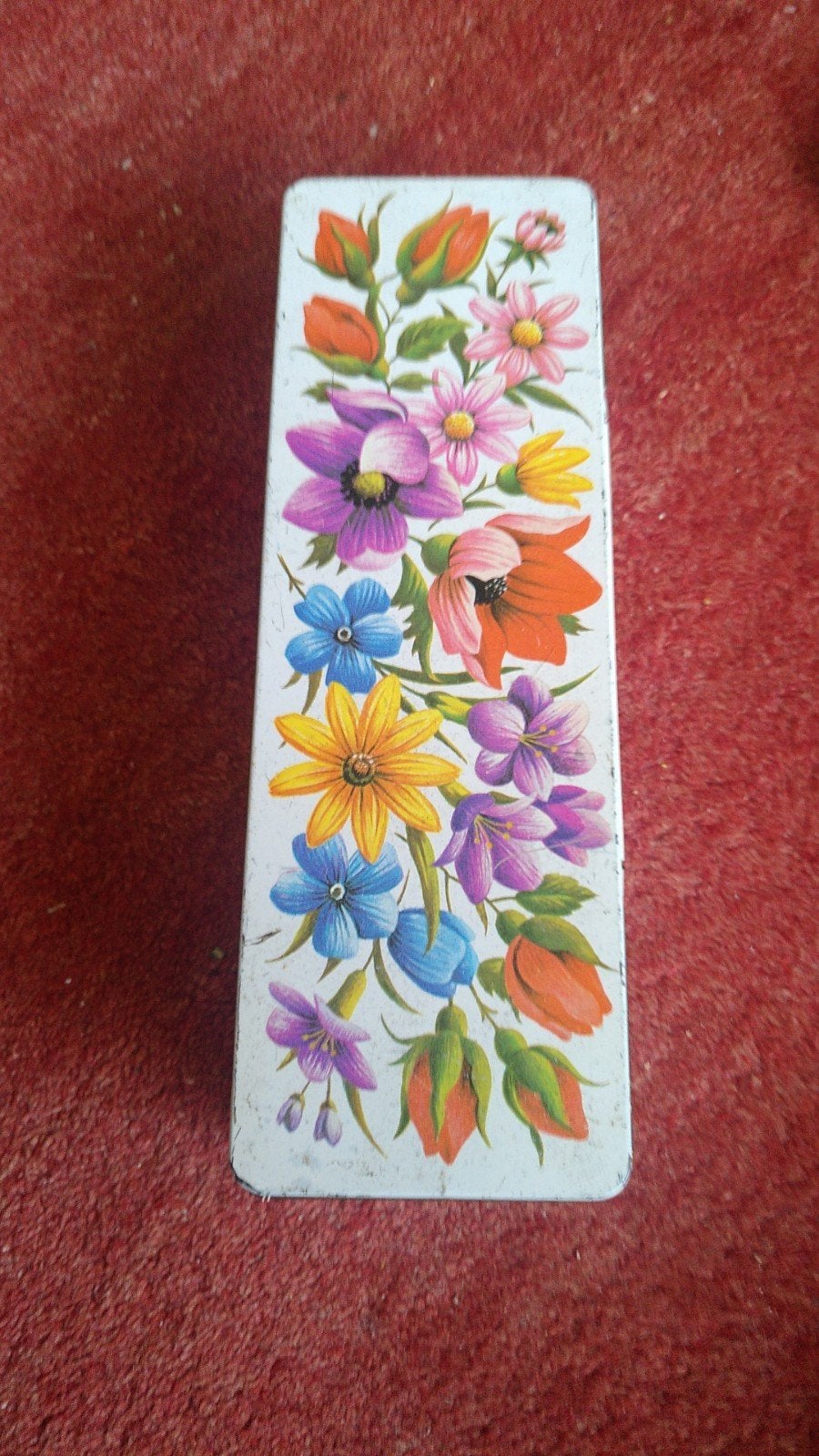 mooi retro koekblik, Ophalen of Verzenden