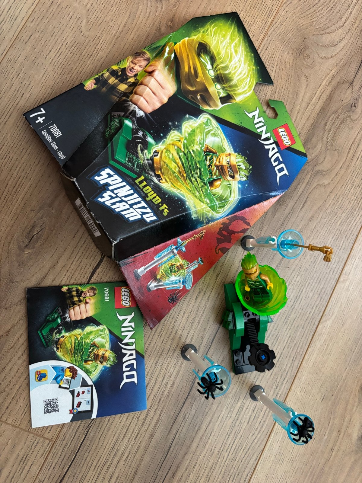 69) Lego Ninjago Spinjitzu Slam - Lloyd FS (70681), Lego, Ophalen of Verzenden, Zo goed als nieuw, Compleet