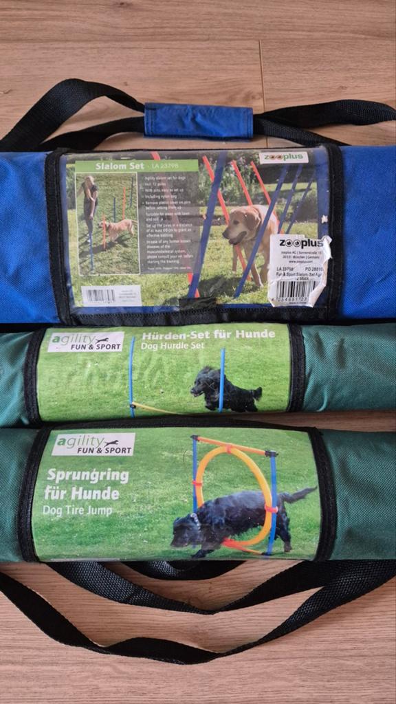 Honden trainings materiaal, Ophalen