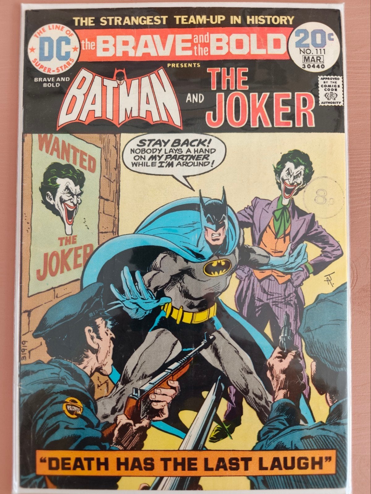 The Brave and the Bold #111 (1974) Classic Joker Cover, Boeken, Strips | Comics, Eén comic, Amerika, Ophalen of Verzenden, Zo goed als nieuw