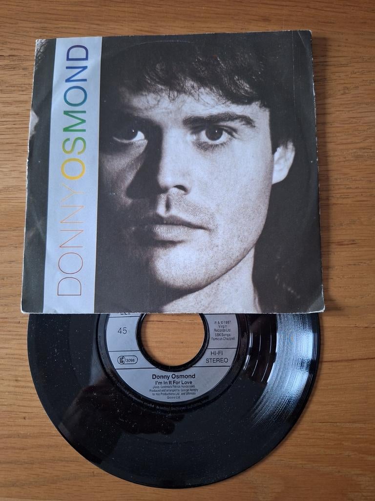 Donny Osmond - I'm in It For Love - Vinyl Single, Cd's en Dvd's, Gebruikt, 7 inch, Ophalen of Verzenden, Pop