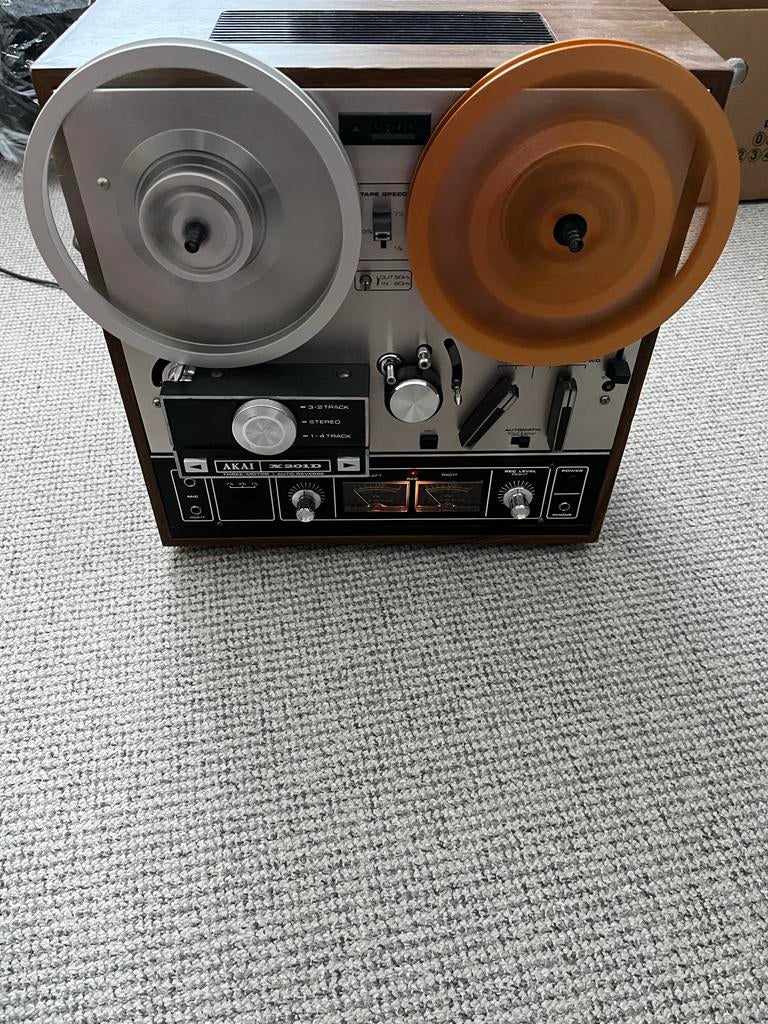 Akai X-201D Auto Reverse Bandrecorder, Audio, Tv en Foto, Bandrecorders, Ophalen, Bandrecorder