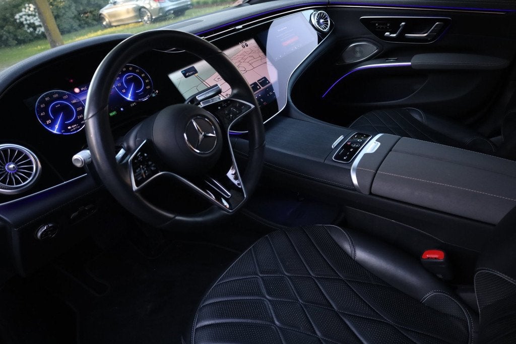 Mercedes-Benz EQS 580 4MATIC AMG Line 108 kWh Aut. | AMG-Pak, Auto's, Mercedes-Benz, Automaat, 131 €/maand, Zwart, Vierwielaandrijving