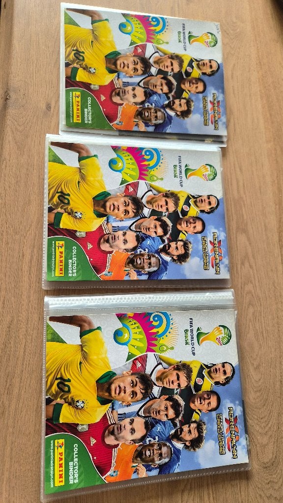 3x Panini Adrenalyn XL WK 2014 voetbalplaatjes  Mappen, Verzamelen, Ophalen of Verzenden, Zo goed als nieuw, Overige binnenlandse clubs
