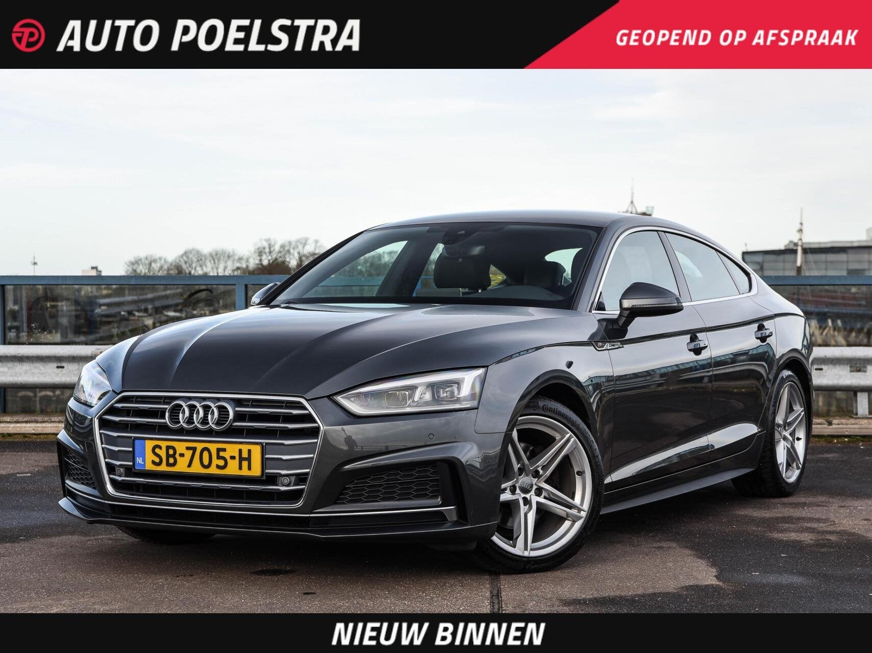 Audi A5 Sportback 1.4 TFSI Sport S-line Edition Virtual Cock, Auto's, Audi, Gebruikt, 4 cilinders, 150 pk, Leder en Stof