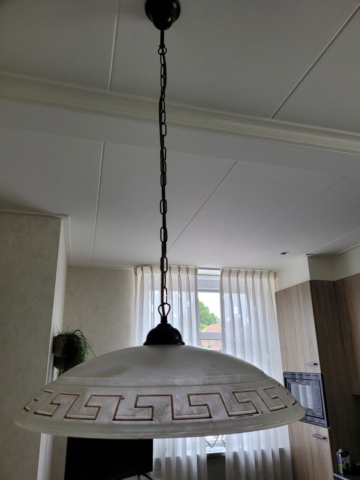 Te koop 2 mooie lampen, Ophalen, Zo goed als nieuw, Glas, E27 (groot)