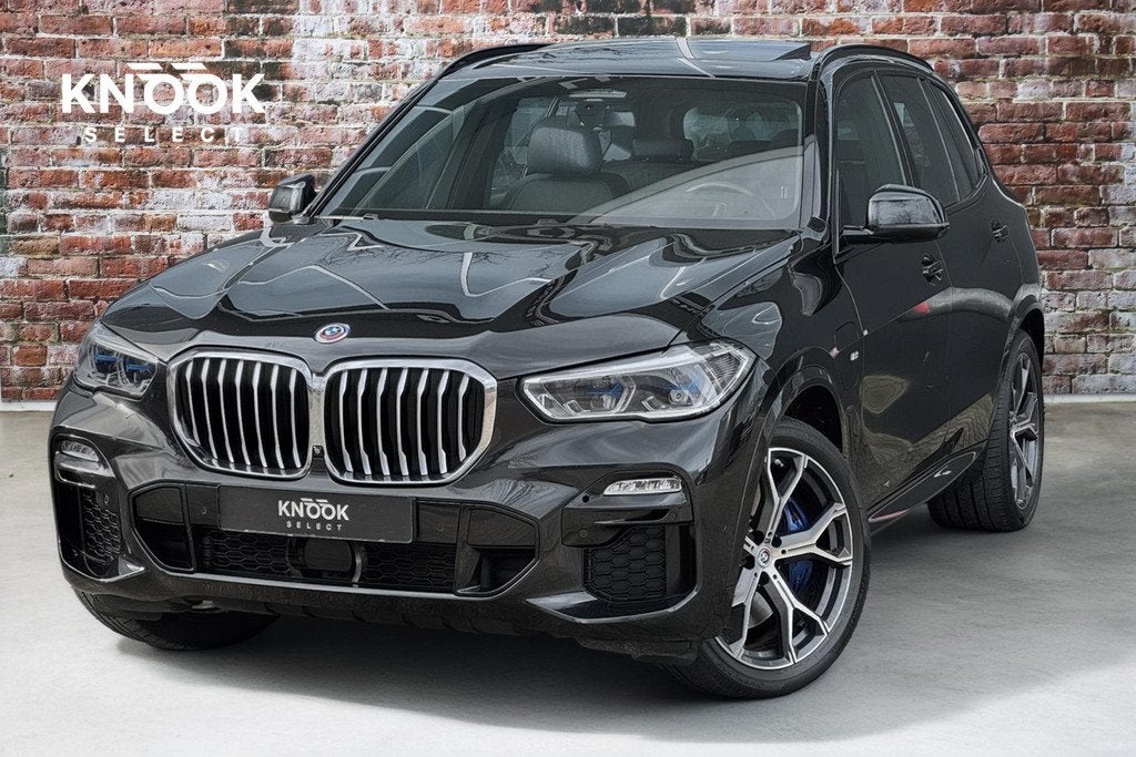 BMW X5 xDrive45e High Executive M Sport Pakket Automaat / Pa, Gebruikt, 394 pk, Zwart, Hybride Elektrisch/Benzine