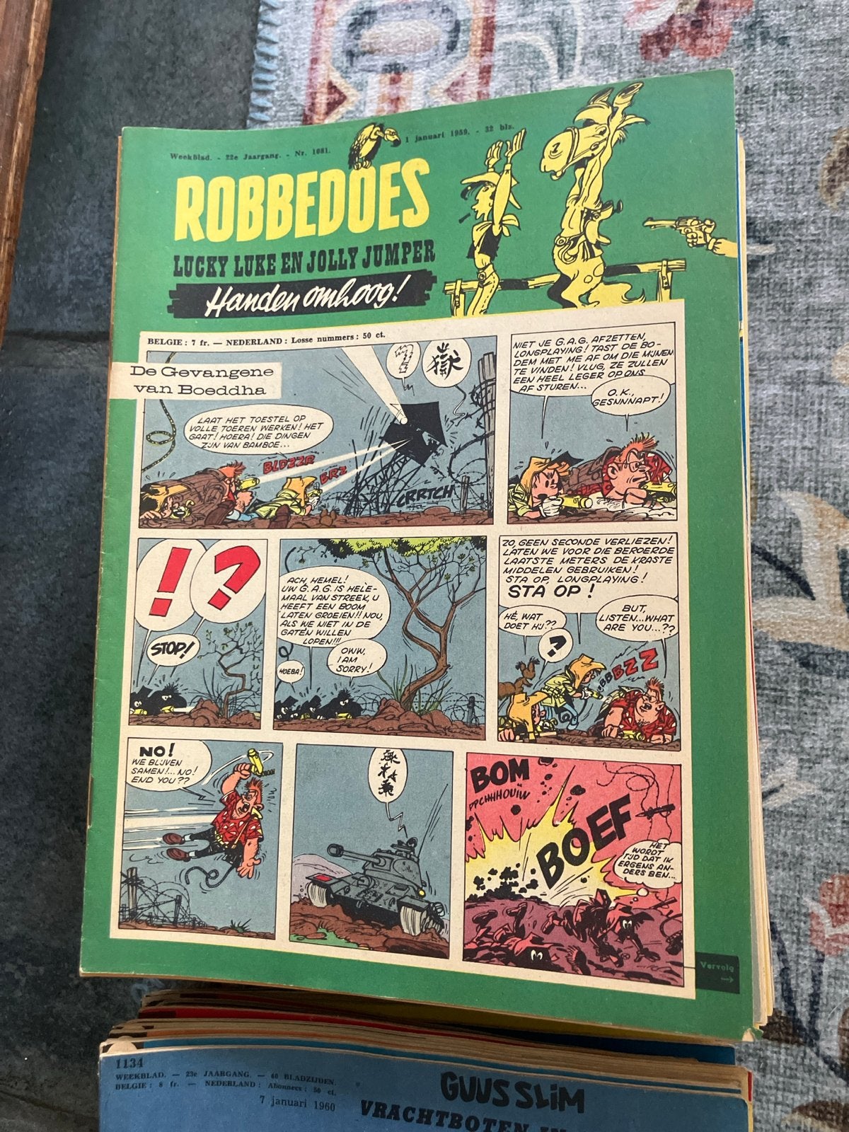 Robbedoes Lucky Luke en Jolly Jumper - Complete serie, Complete serie of reeks, Ophalen, Gelezen
