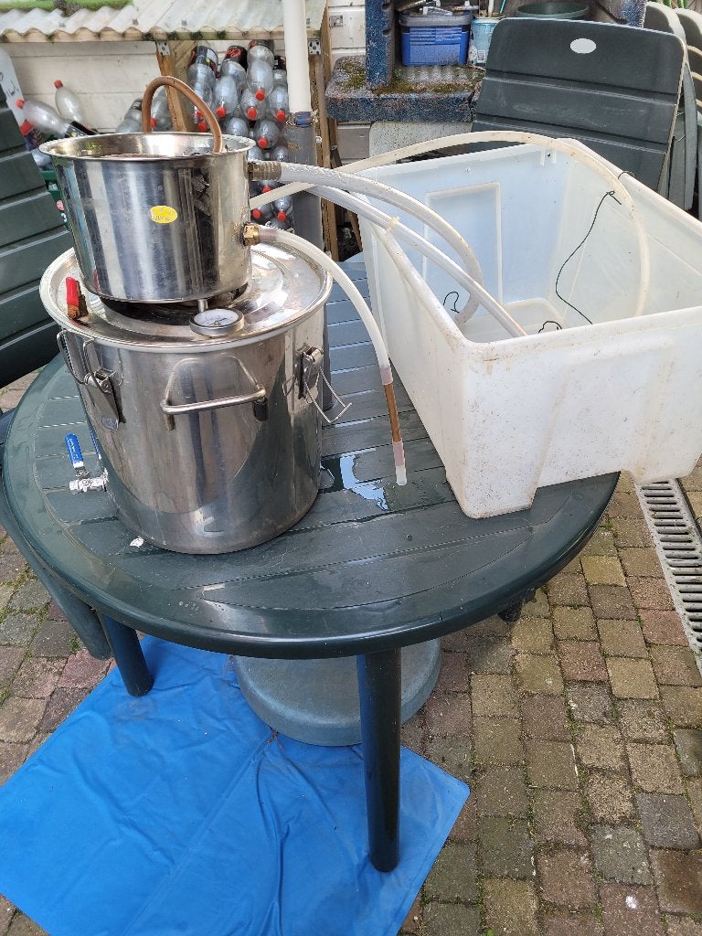 distileerketel, Hobby en Vrije tijd, Ophalen of Verzenden, Gebruikt