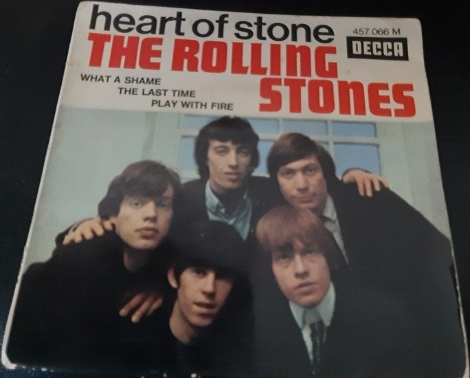 The Rolling Stones ‎– Heart Of Stone, Beschermende buitenhoes, Gebruikt, Verzenden, 7 inch