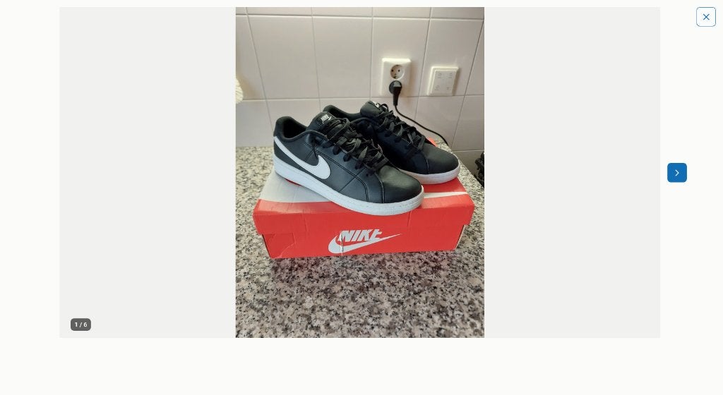 Nike sneakers maat 41 - 41-5 zo goed als nieuw!, Zwart, Nike, Nieuw, Ophalen of Verzenden