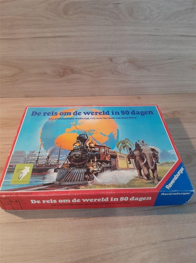 de reis om de wereld in 80 dagen - s5968, Hobby en Vrije tijd, Gezelschapsspellen | Bordspellen, Verzenden, Zo goed als nieuw