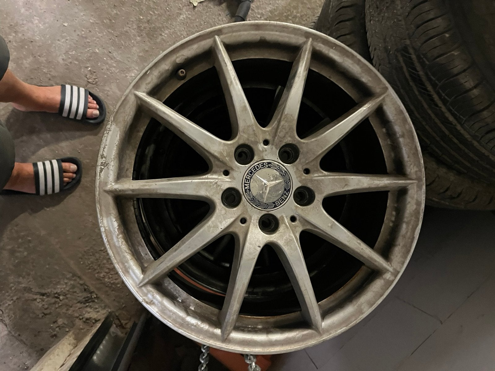 Mercedes ML Velgen en banden, Auto-onderdelen, Ophalen, Gebruikt, Velg(en), 17 inch