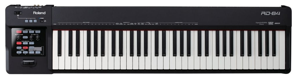 Complete Roland RD-64 Set + Behringer B3031A + KS-11Z Piano, Ophalen, Zwart, Digitaal, Zo goed als nieuw