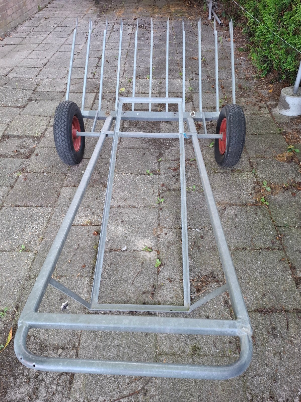 Uitzetkruiwagen, Doe-het-zelf en Verbouw, Transportwagens, Ophalen, Gebruikt, Transportkar