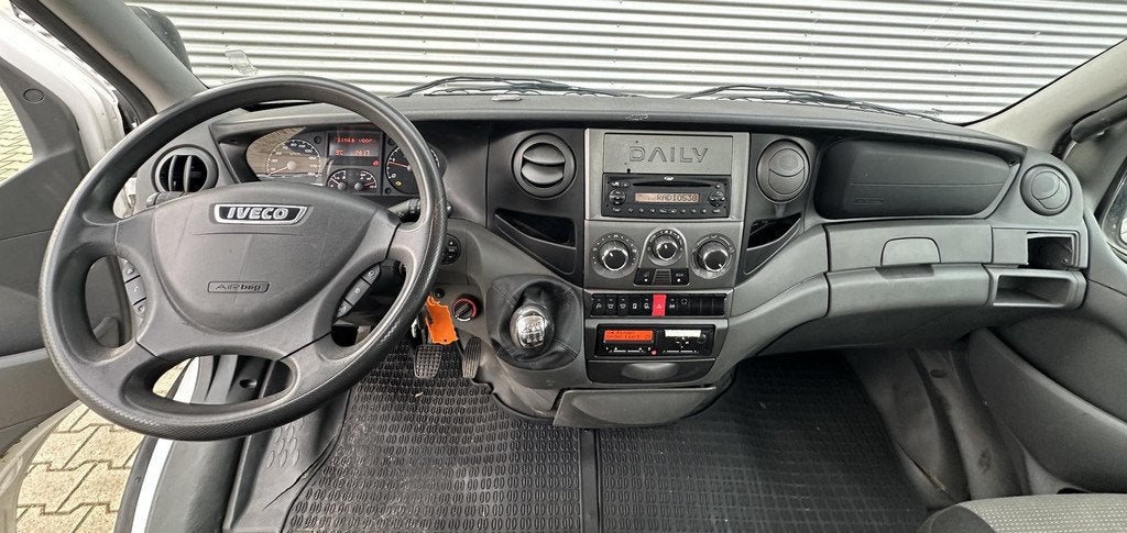 Iveco Daily 50C14G 375 CNG Openlaadbak Pritsche clima, Auto's, Bestelauto's, Euro 5, 4 cilinders, Wit, Origineel Nederlands