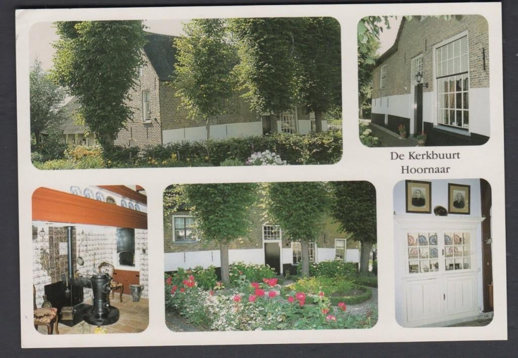 Hoornaar Boerderij De Kerkbuurt en Interieur Ongelopen, Verzamelen, Ansichtkaarten | Nederland, Verzenden, 1980 tot heden, Ongelopen