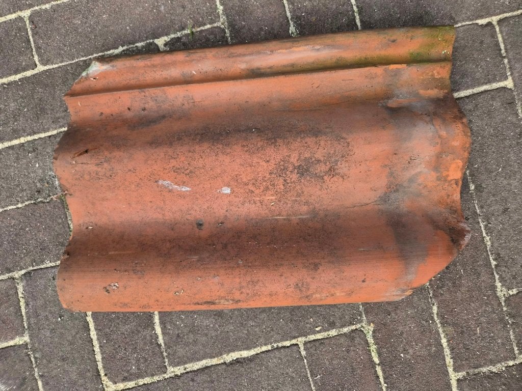Oude Friese golfjes dakpannen – – authentiek, Ophalen, Gebruikt, Steen of Klei, 15 m² of meer