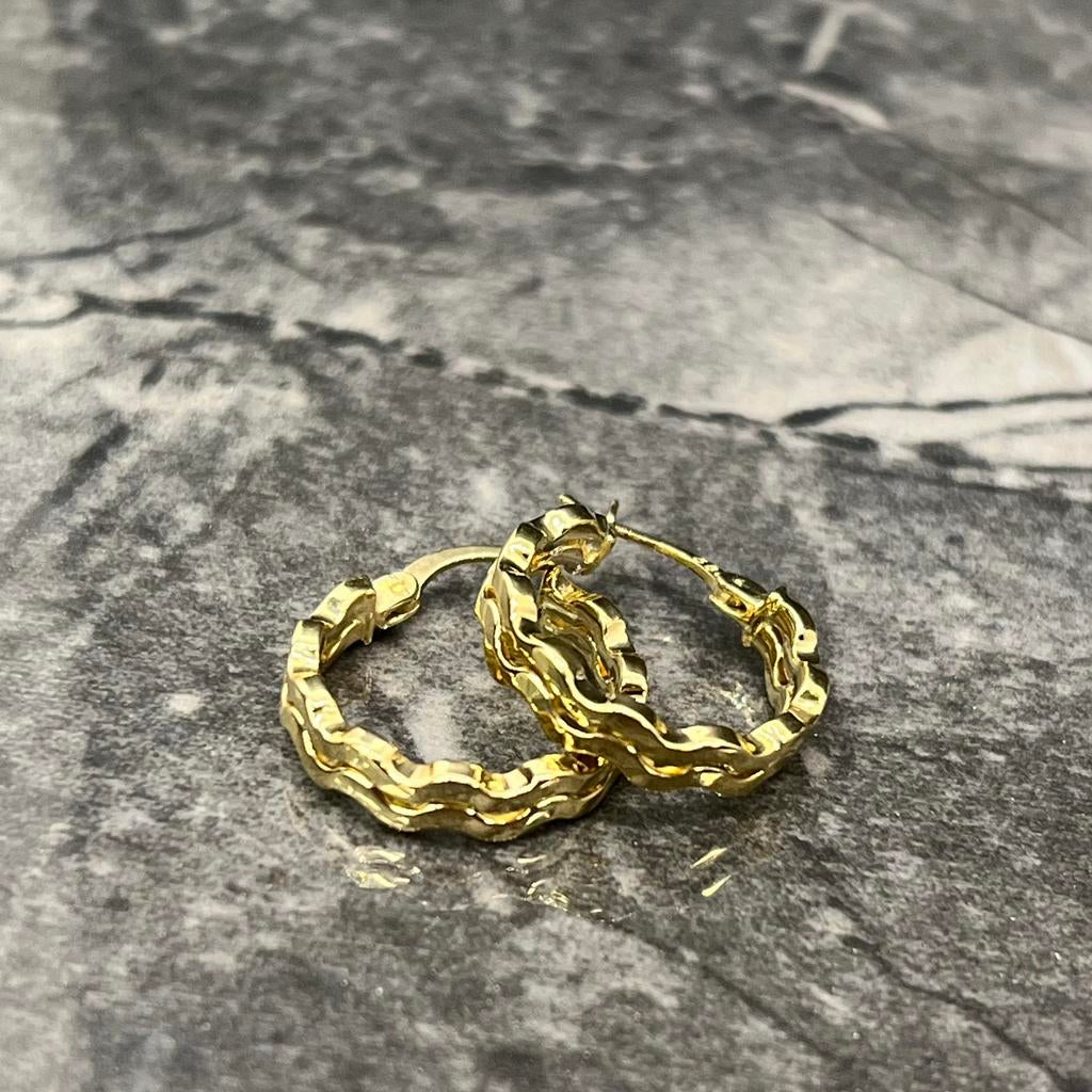 14k gouden oorbellen, Sieraden, Tassen en Uiterlijk, Oorbellen, Nieuw, Ophalen of Verzenden, Knopjes of Stekers, Goud
