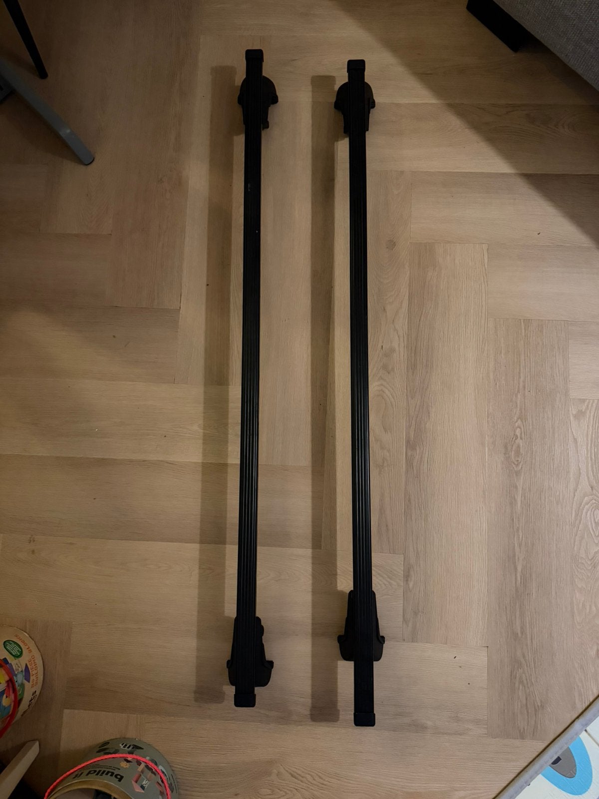 Originele Volvo / Thule dakdragers 122 cm – 853-3667, Auto diversen, Ophalen of Verzenden, Gebruikt