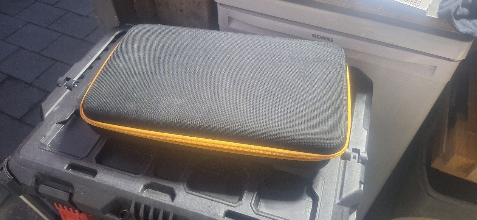 Hardcase accutas met rits - 40x24x12 cm, Nieuw