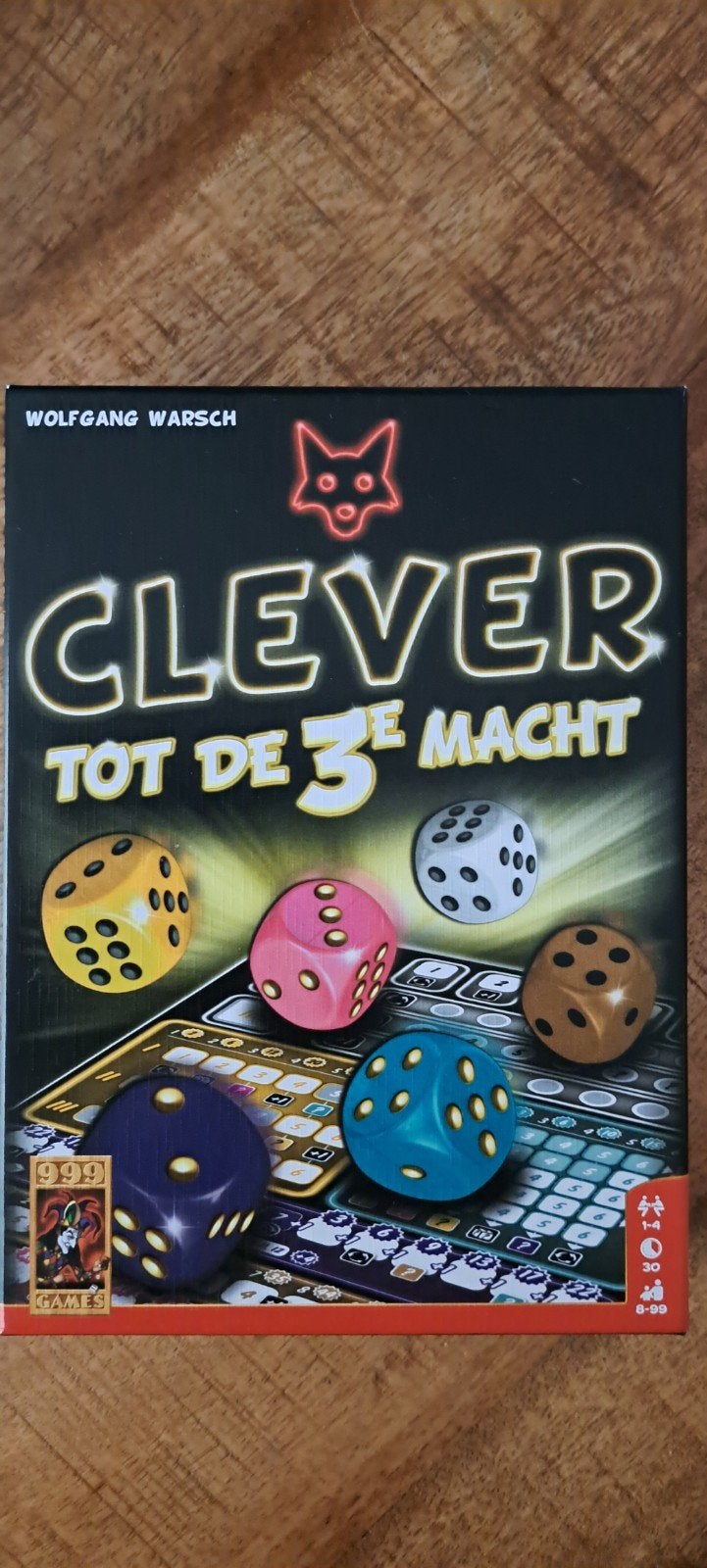 Clever Tot de 3e Macht dobbelspel - Zo goed als nieuw, Een of twee spelers, Ophalen, Zo goed als nieuw, 999 Games