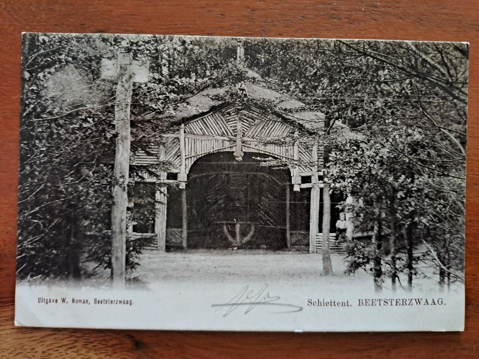beetsterzwaag,  schiettent,  gelopen, Ophalen of Verzenden, 1940 tot 1960, Friesland