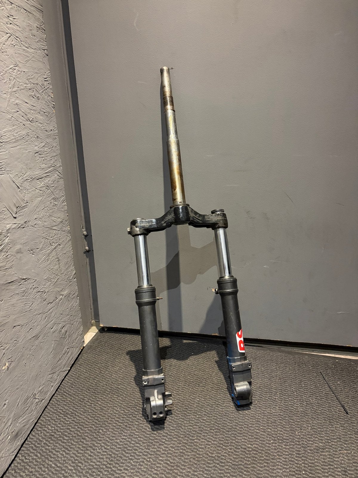 Voorvork Aprilia sr in goede staat, Gebruikt, Staal, Ophalen of Verzenden, Voorvork