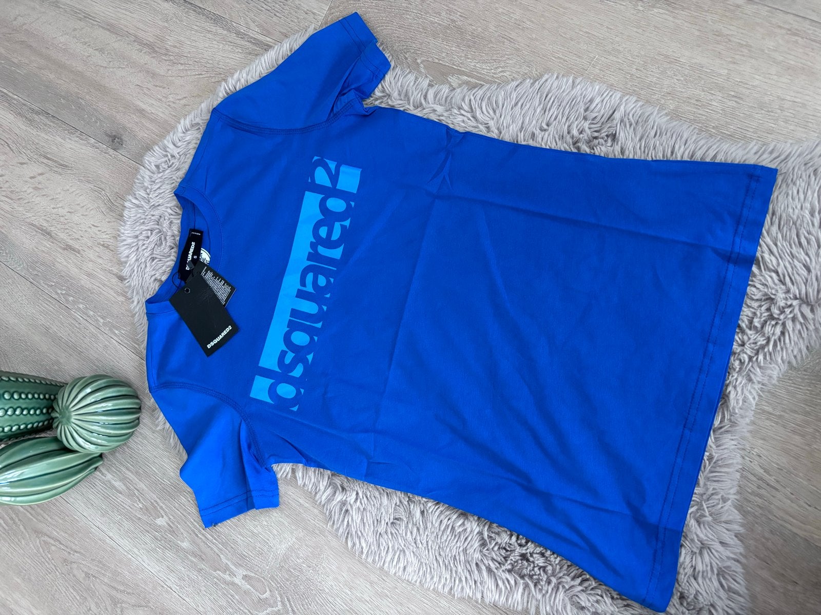Dsquared2 T-shirt - Nieuw met labels, Ophalen of Verzenden, Nieuw, Maat 46 (S) of kleiner, Blauw