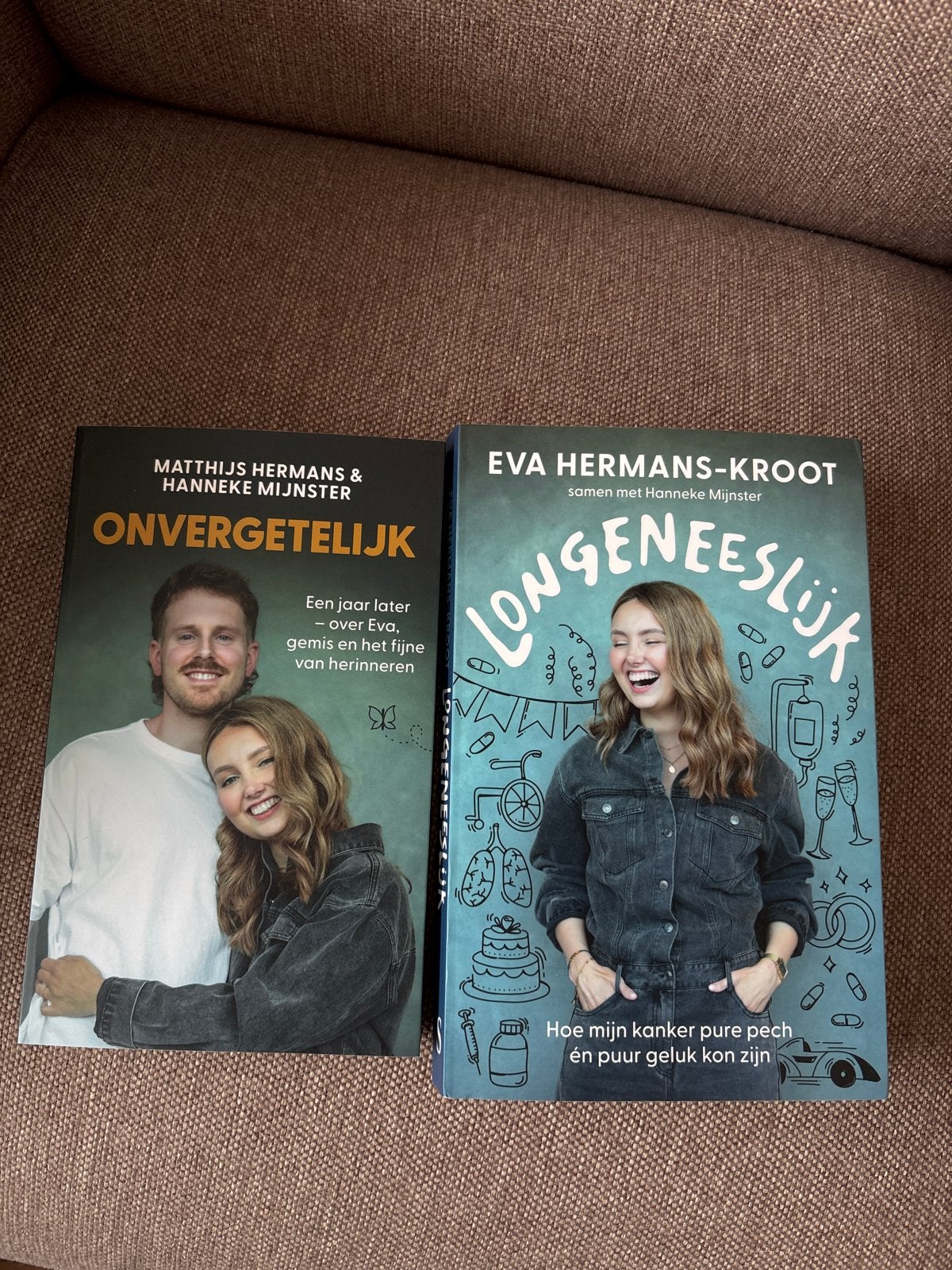 Boeken Eva Hermans-Kroot: Onvergetelijk & Longgeneeslijk, Ophalen of Verzenden, Zo goed als nieuw, Overige