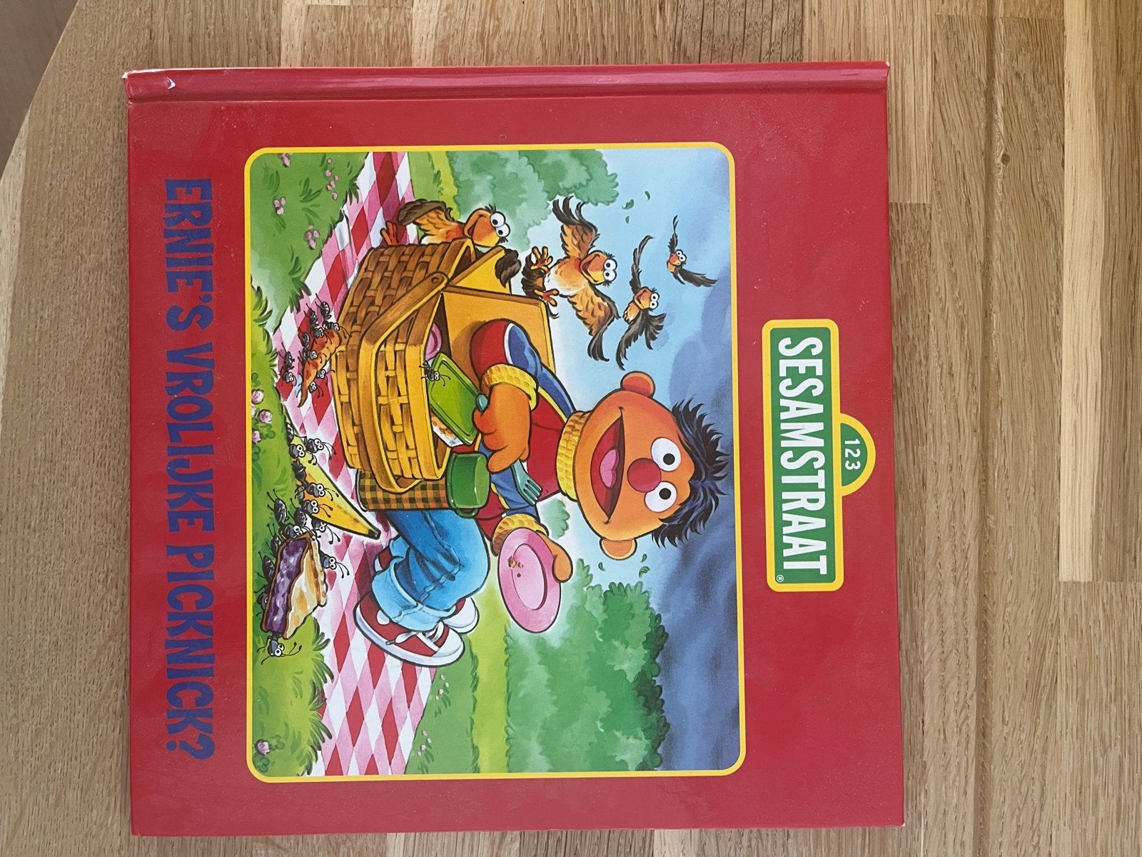 Ernie's Vrolijke Picknick? Sesamstraat kinderboek, Boeken, Ophalen of Verzenden, Zo goed als nieuw, Fictie algemeen