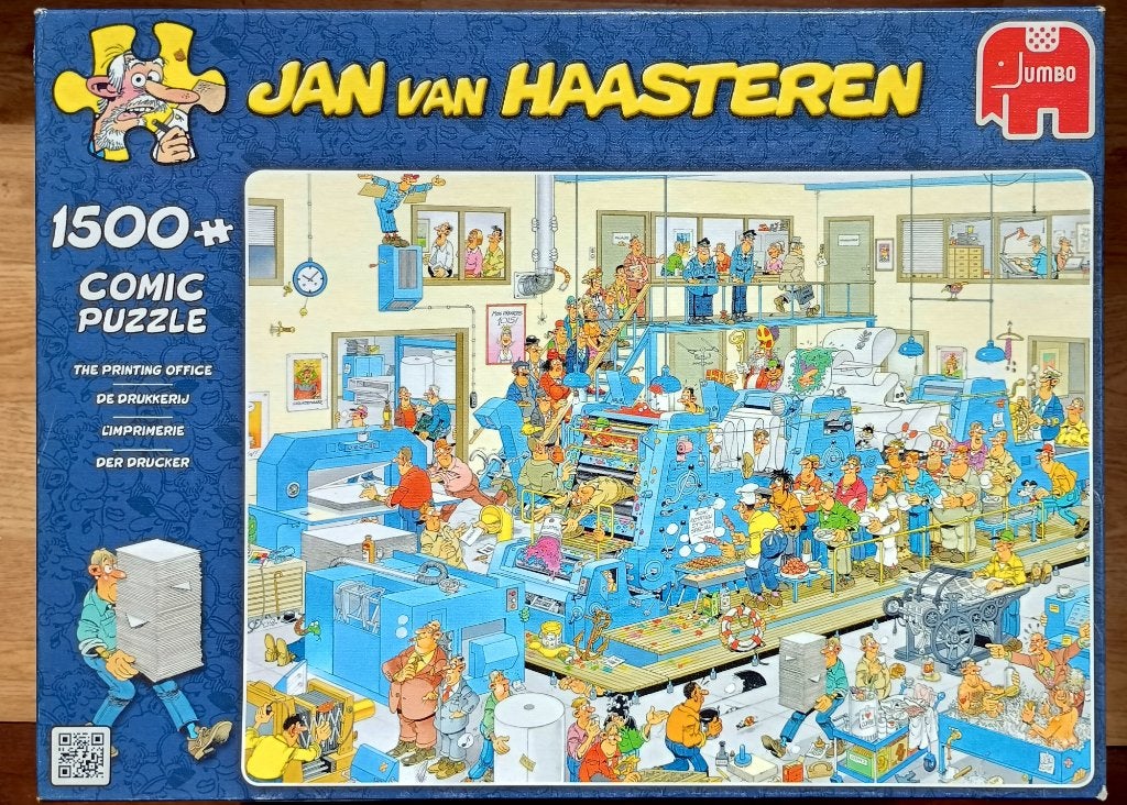 Puzzle Jan van Haasteren 1500, Hobby en Vrije tijd, Ophalen of Verzenden, 500 t/m 1500 stukjes, Gebruikt, Legpuzzel