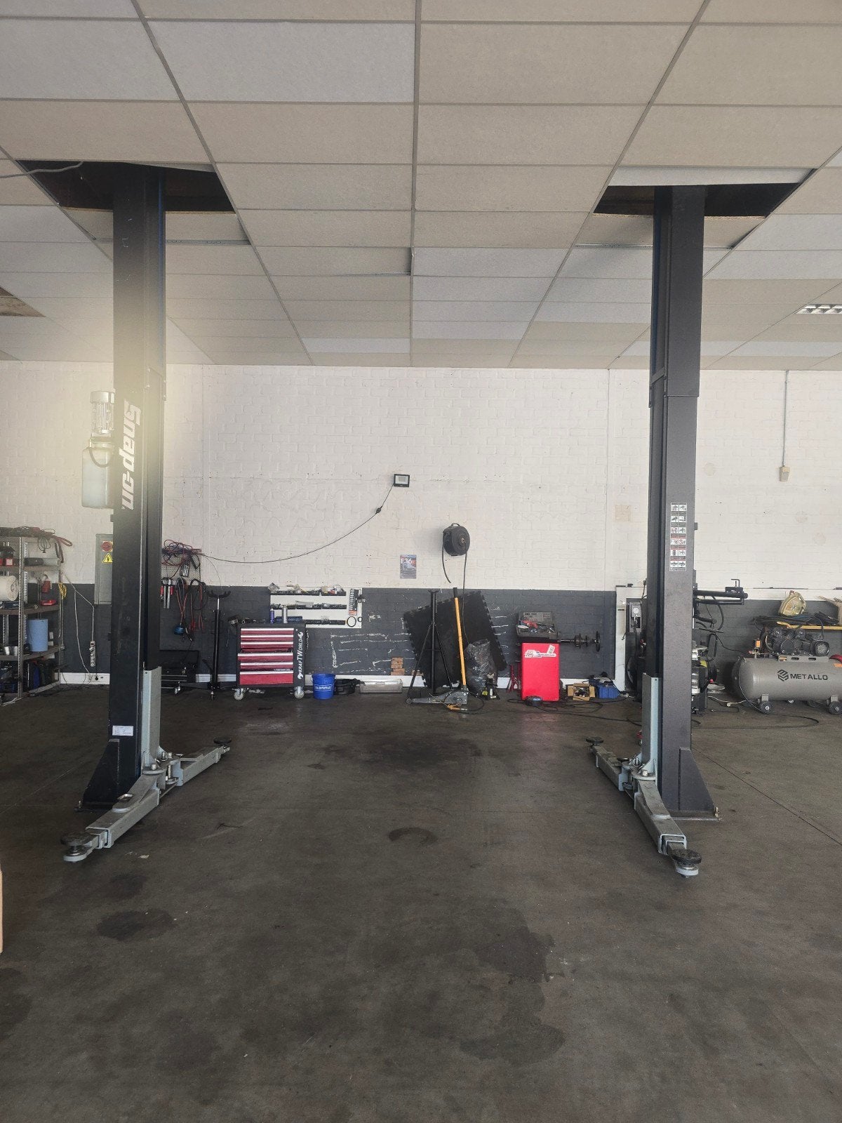 2 kolom hefbrug XL heavy 5ton 400v, Auto diversen, Ophalen, Gebruikt