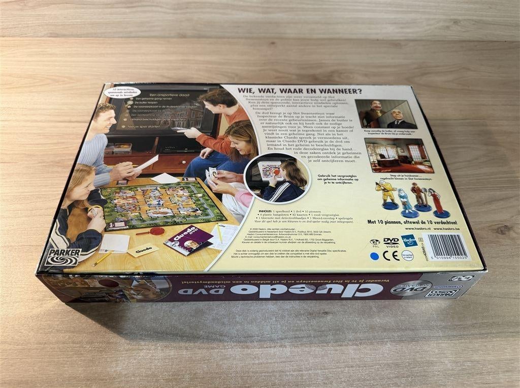 cluedo dvd spel - s6897, Verzenden, Zo goed als nieuw