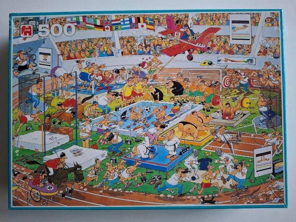 Jan van Haasteren Sportdag Puzzel 500 stukjes, Ophalen of Verzenden, 500 t/m 1500 stukjes, Gebruikt, Legpuzzel