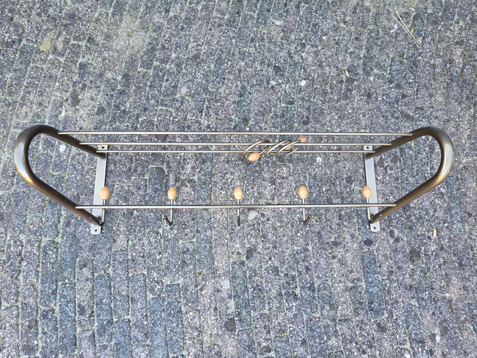 Design kapstok van Bony Design - metaal en hout, Gebruikt, Minder dan 100 cm, Metaal, Ophalen