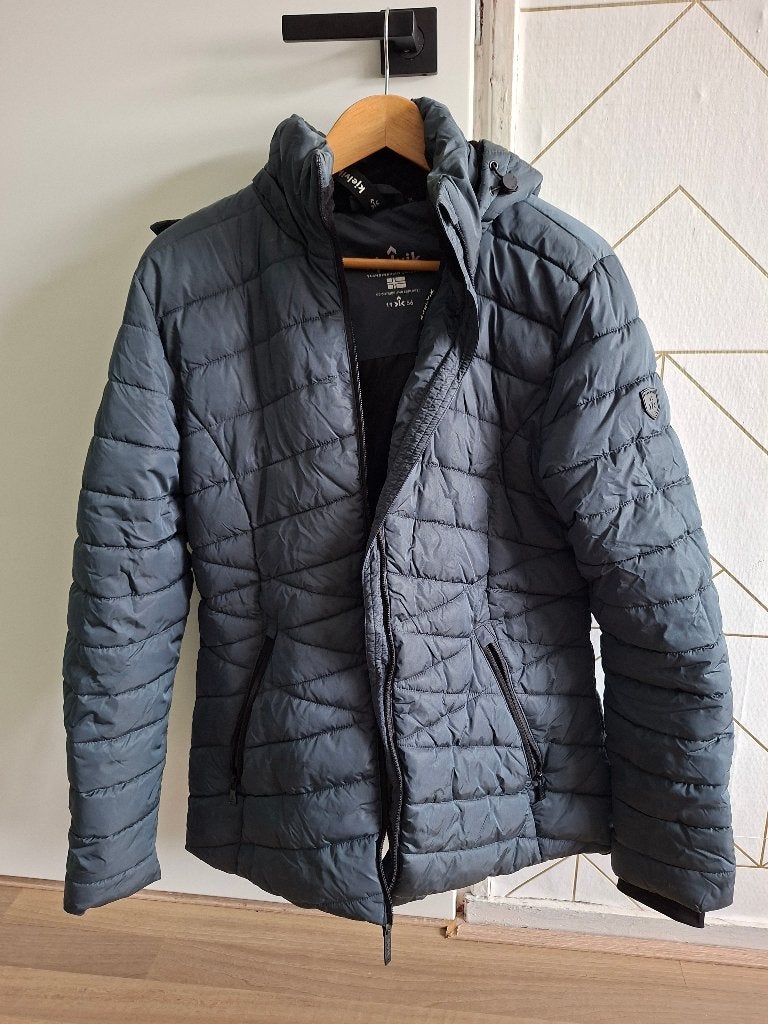 Winterjas dames maat xl, Blauw, Maat 46/48 (XL) of groter, Ophalen of Verzenden, Zo goed als nieuw