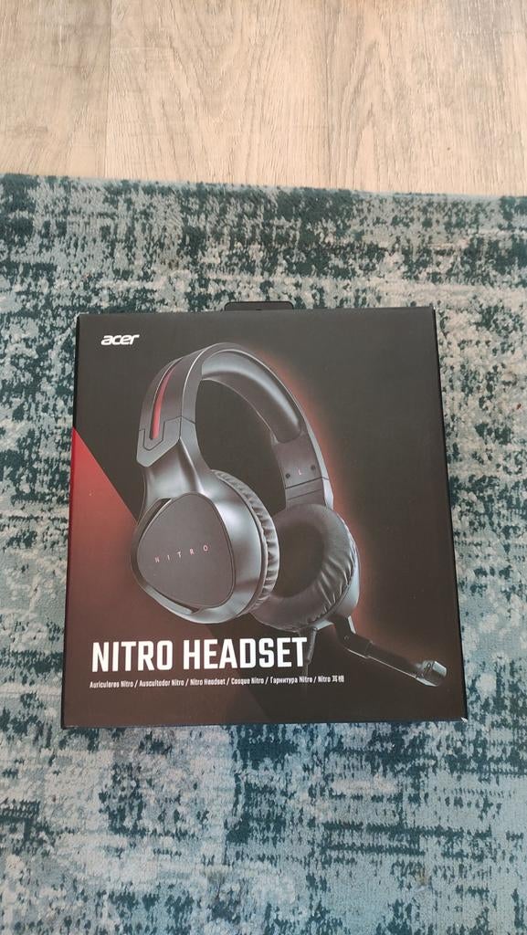 Acer Nitro Gaming Headset - Comfort en Kwaliteit, Ophalen of Verzenden, Nieuw, Overige merken