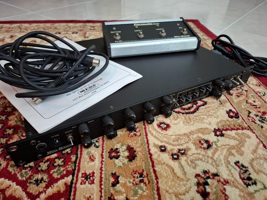 Mesa Boogie Formula Preamp & originele footswitch, Muziek en Instrumenten, Ophalen of Verzenden, Zo goed als nieuw, Gitaar, Minder dan 50 watt