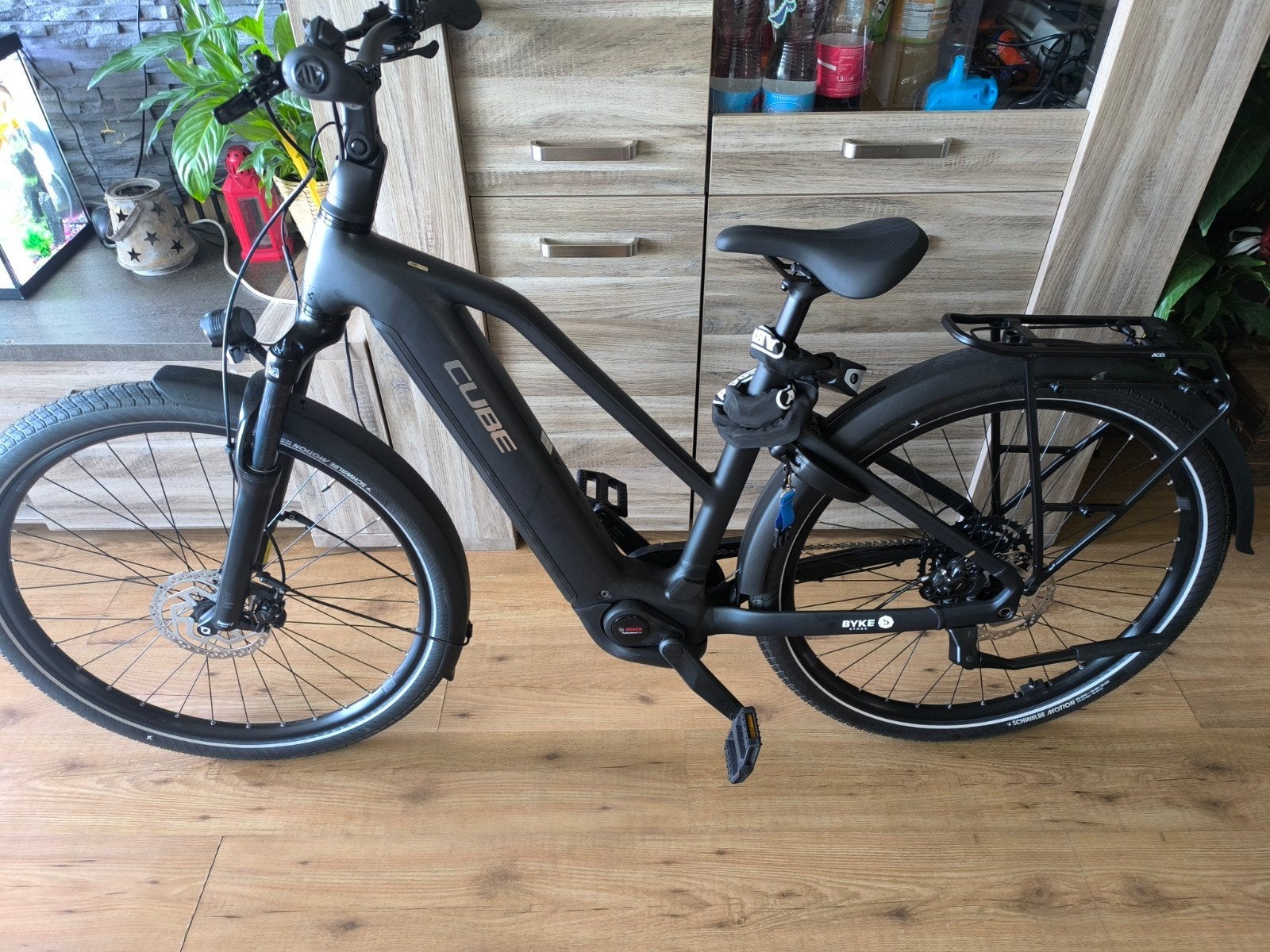 Cube TOURING HYBRID ONE 600 - 50 - zwart, Fietsen en Brommers, Elektrische fietsen, Nieuw, Cube, 50 km per accu of meer, Ophalen