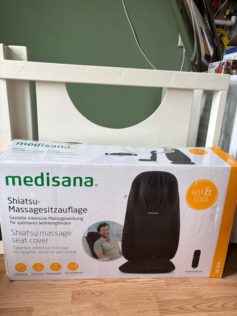 Medisana MC 828 Shiatsu Massagezitkussen met, Ophalen of Verzenden, Zo goed als nieuw, Massagestoel of Kussen