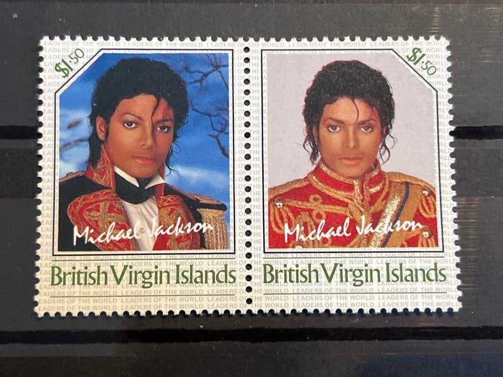 British Virgin Islands teruggetrokken Michael Jackson 1985, Ophalen of Verzenden, Buitenland