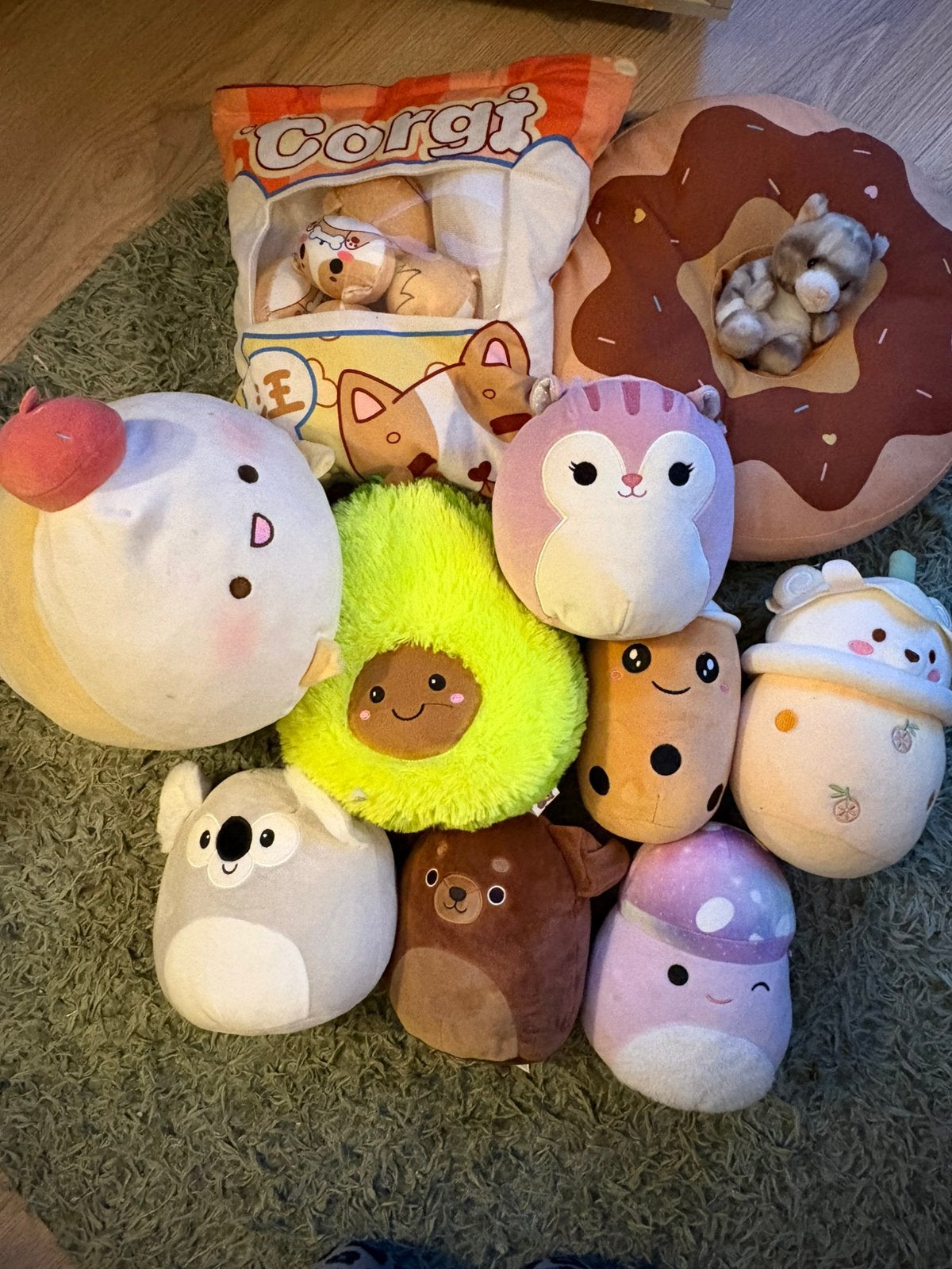 11 lieve mooi knuffels waaronder squishmallows, Ophalen, Zo goed als nieuw, Overige typen