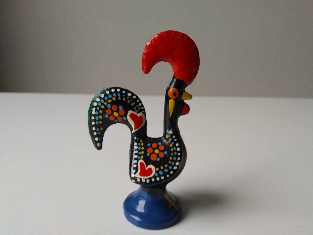 Portugese haan volkskunst, Verzamelen, Beelden en Beeldjes, Ophalen of Verzenden, Zo goed als nieuw, Dier