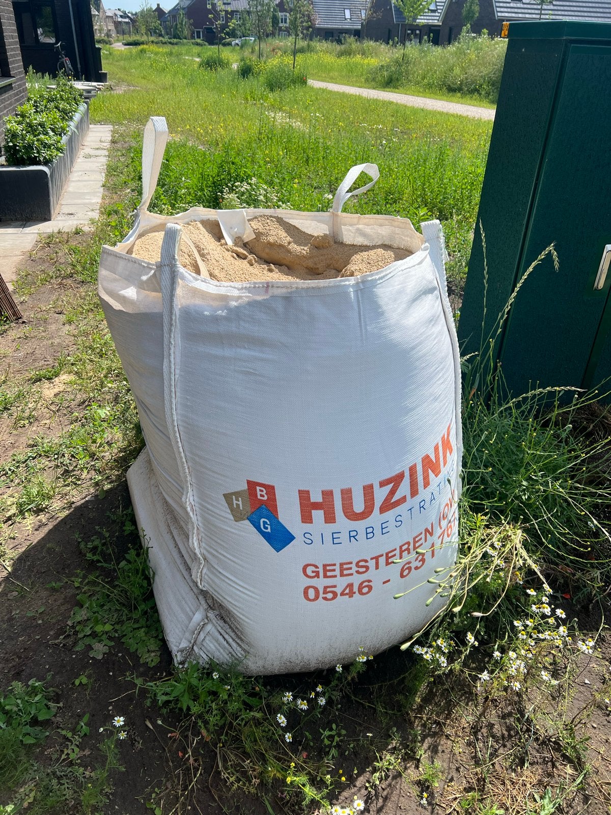 Gratis witzand - big bag, Tuin en Terras, Zand, Ophalen, Gebruikt, Straatzand